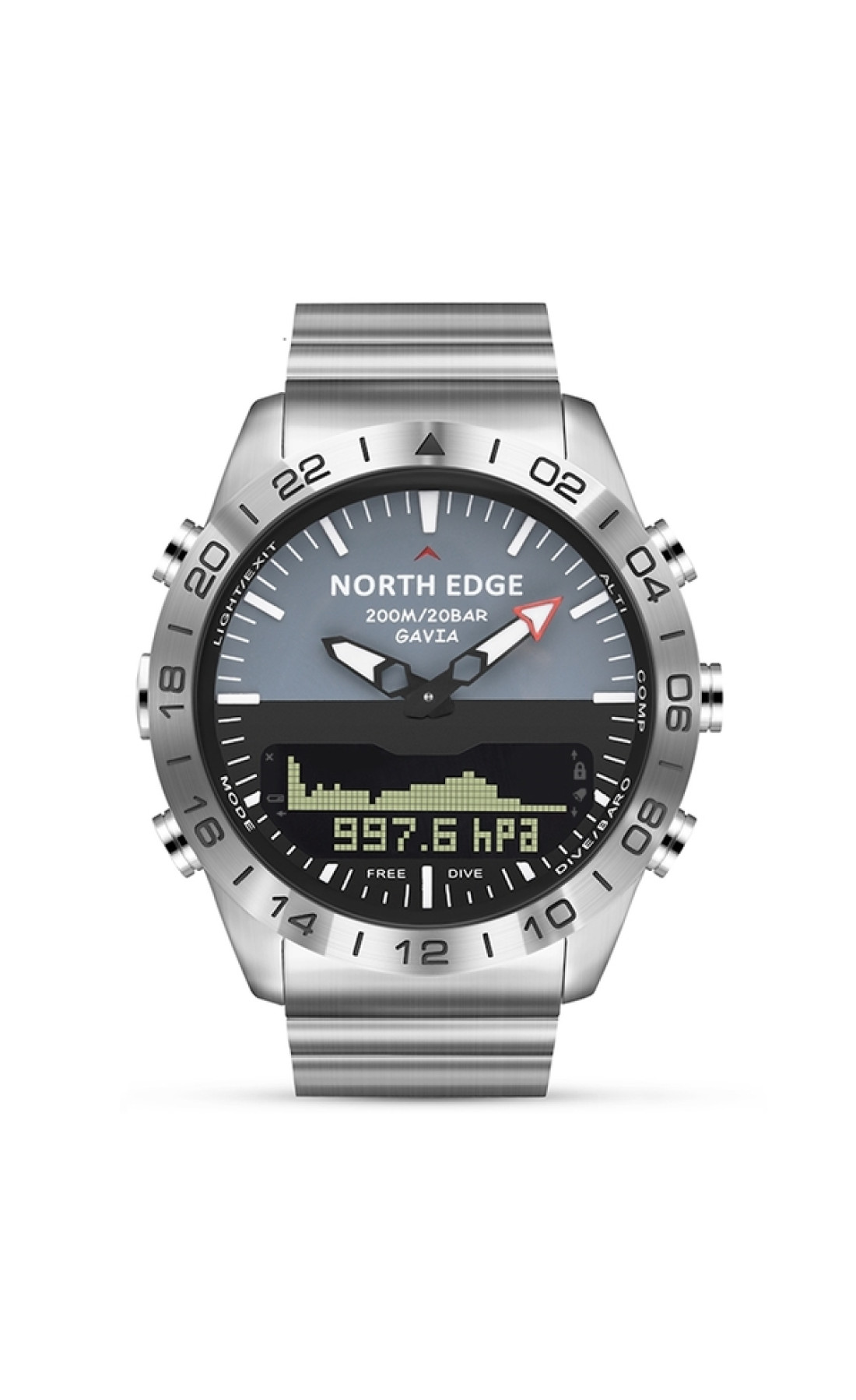 Чоловічий годинник  North Edge Gavia 20BAR