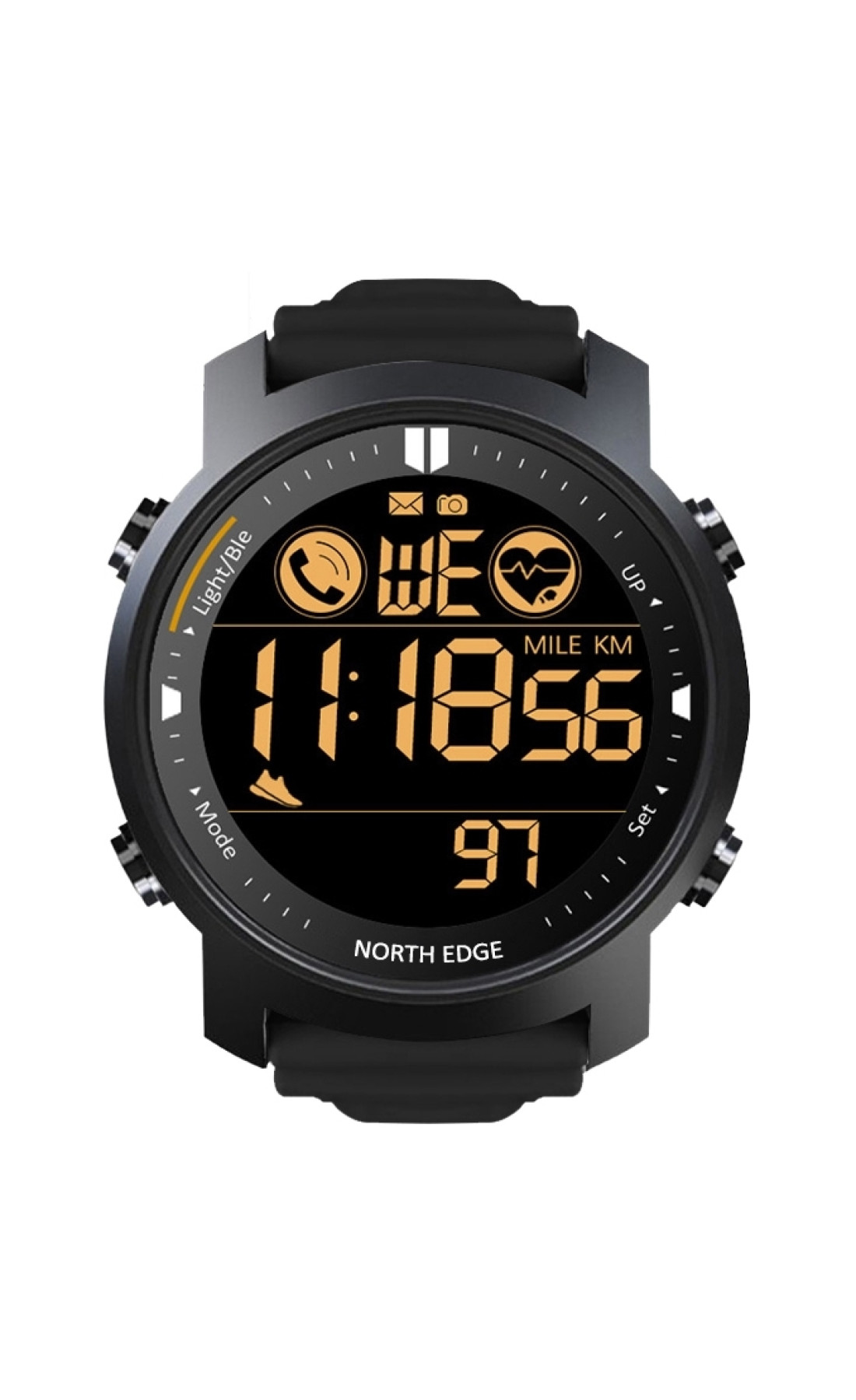 Чоловічий годинник  North Edge Laker Black 5BAR