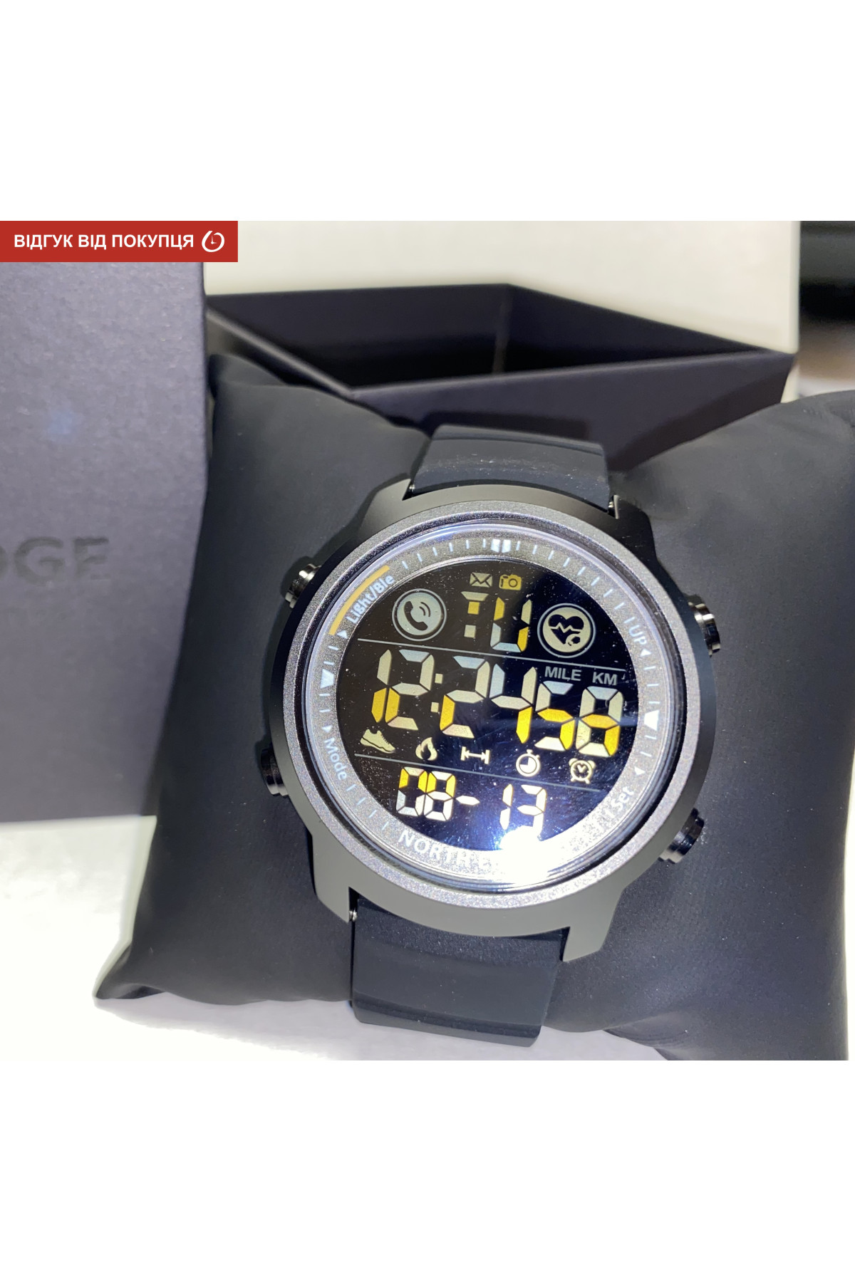 Чоловічий годинник  North Edge Laker Black 5BAR