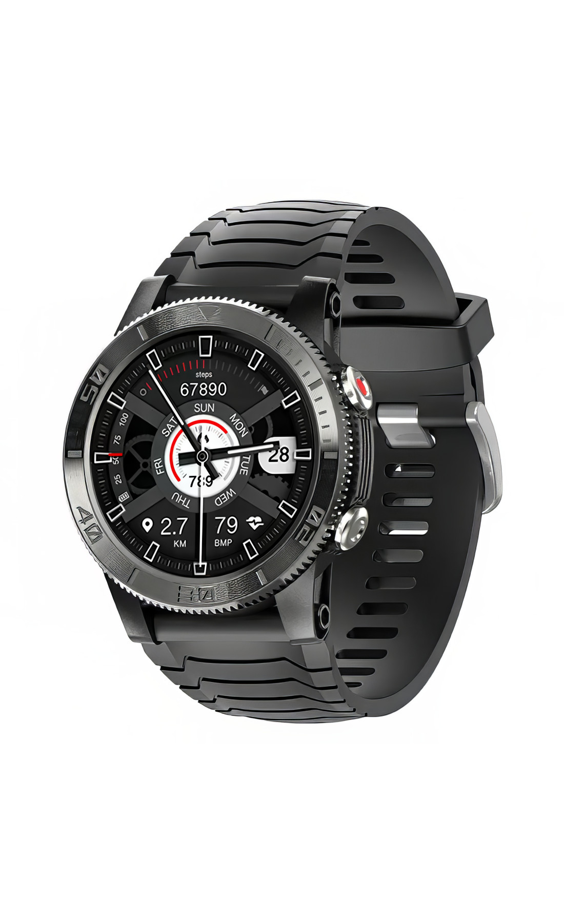 Смарт годинник  North Edge XTrek Black з компасом