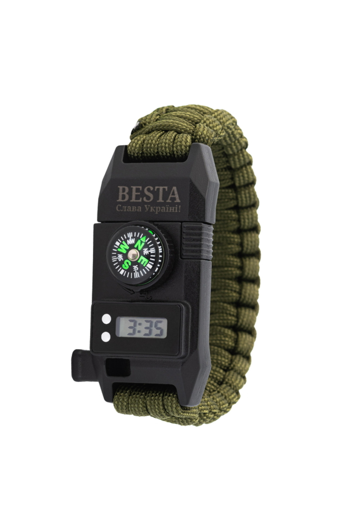 Чоловічий годинник  Besta Band з компасом 6 в 1