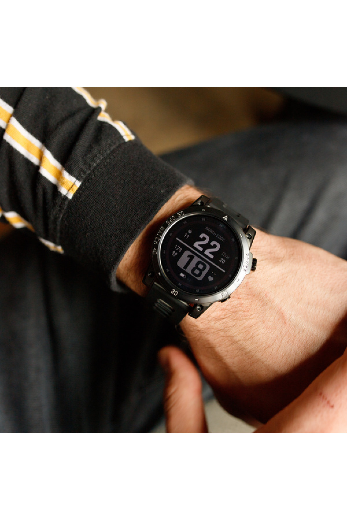 Смарт годинник  North Edge CrossFit GPS Black з компасом