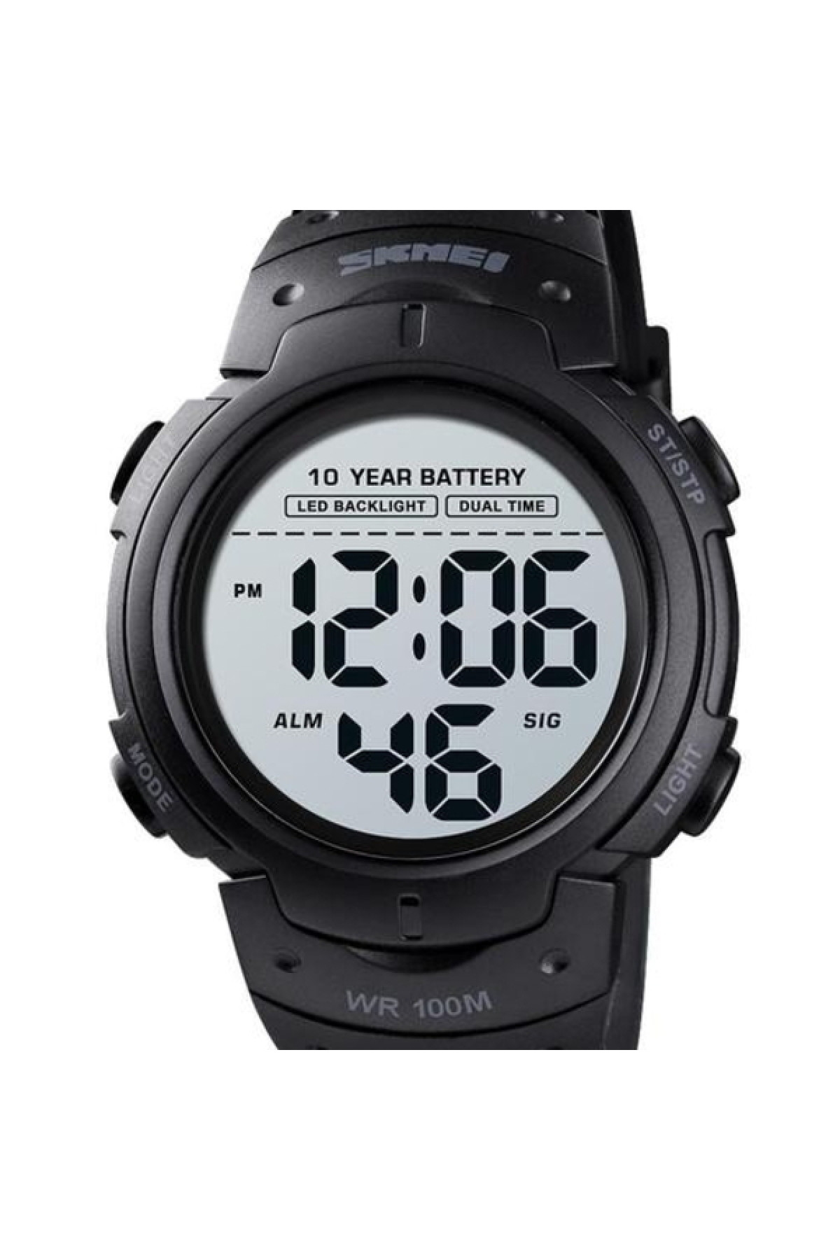 Чоловічий годинник  Skmei Neon 10 Bar Black