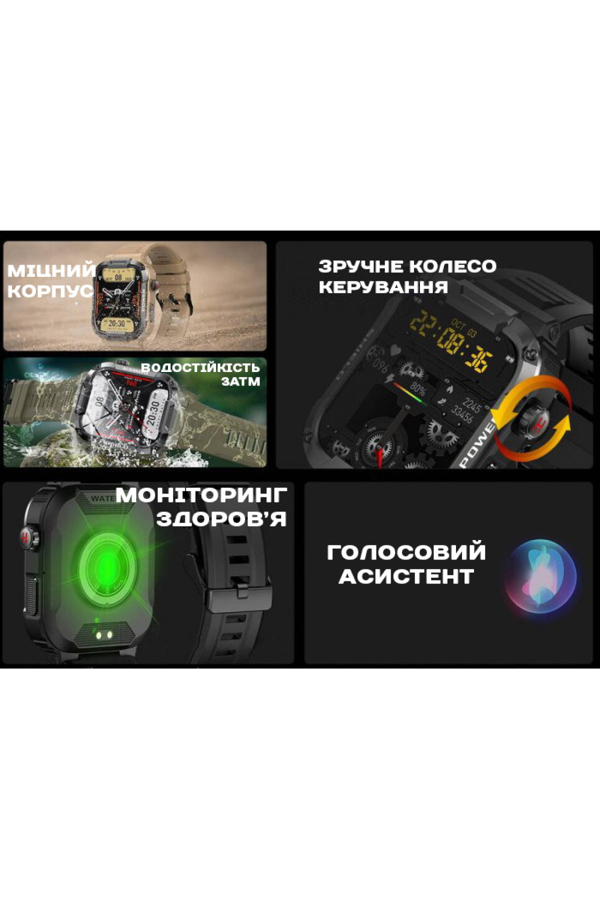 Смарт годинник  Smart Western Nano Black