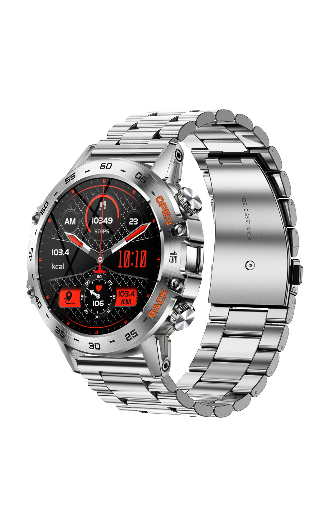 Смарт годинник  Smart Delta K52 Silver, 2 ремінці