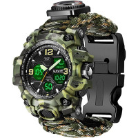 Чоловічий годинник  Besta Life Pro Khaki з компасом