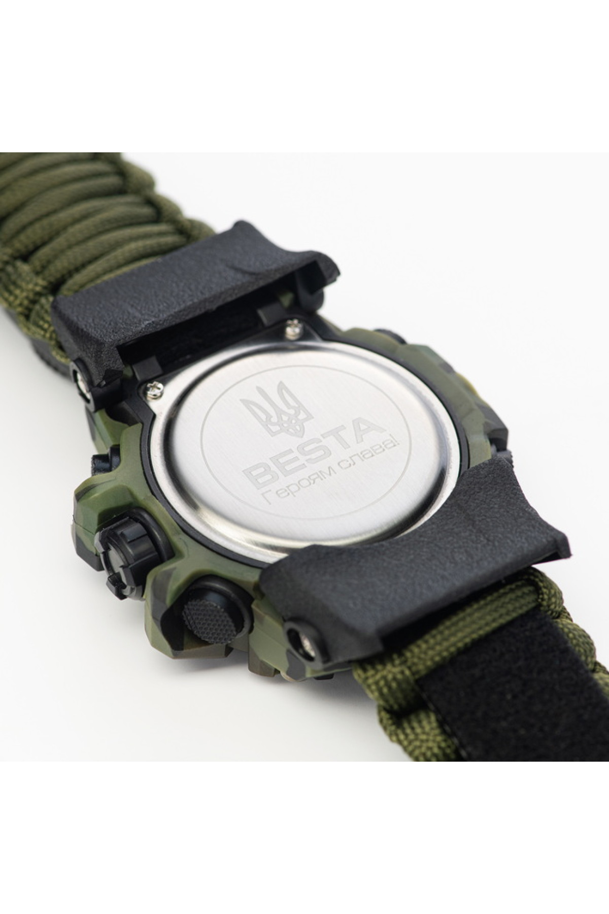 Чоловічий годинник  Besta Life Pro Khaki з компасом