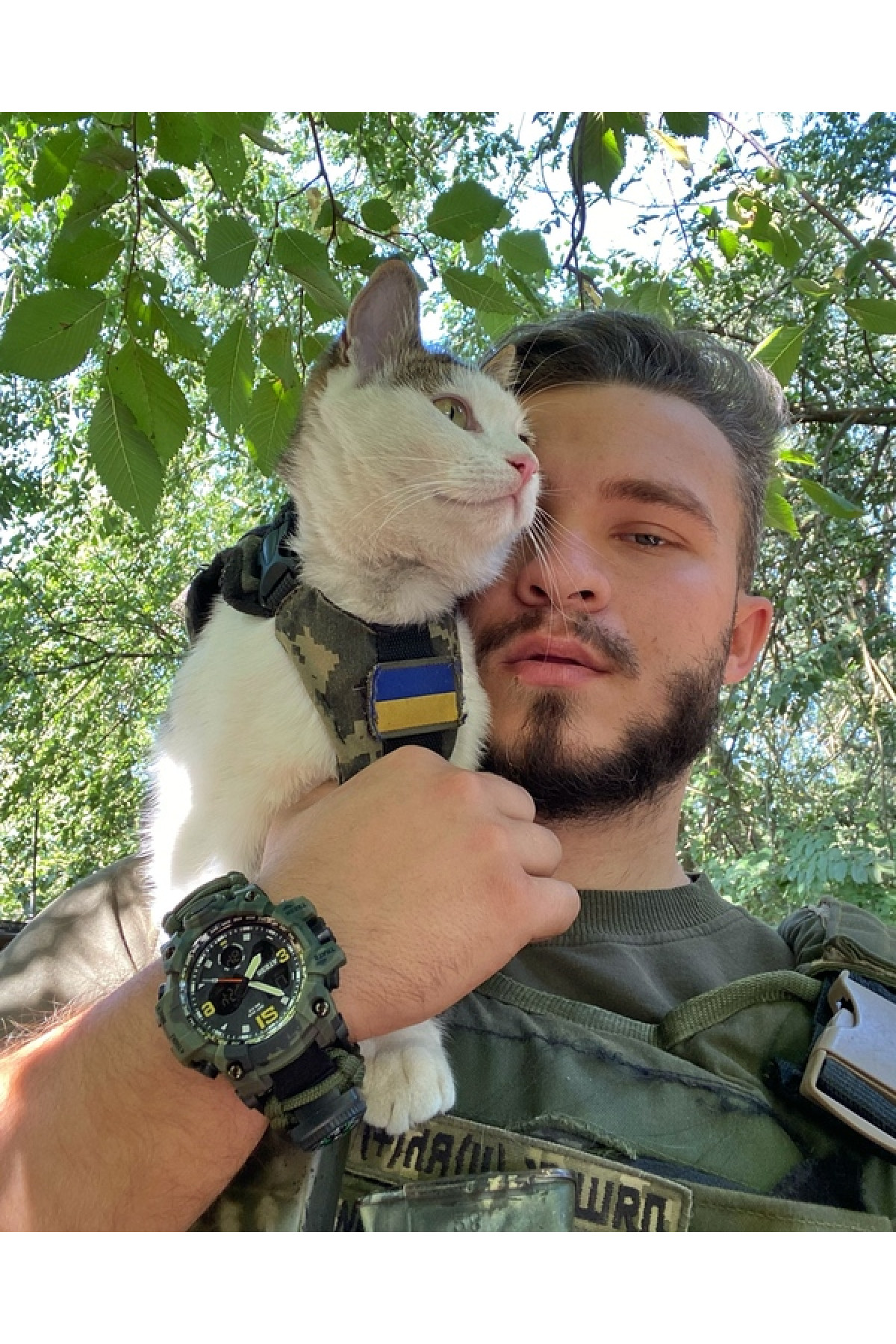 Чоловічий годинник  Besta Life Pro Khaki з компасом