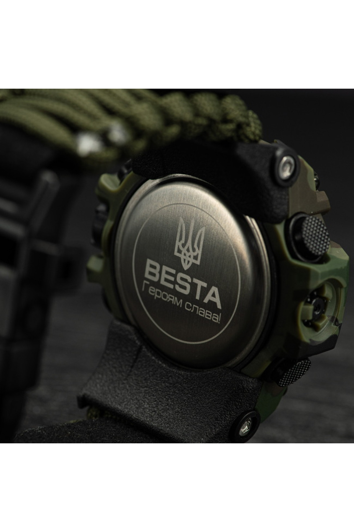 Чоловічий годинник  Besta Life Pro Khaki з компасом