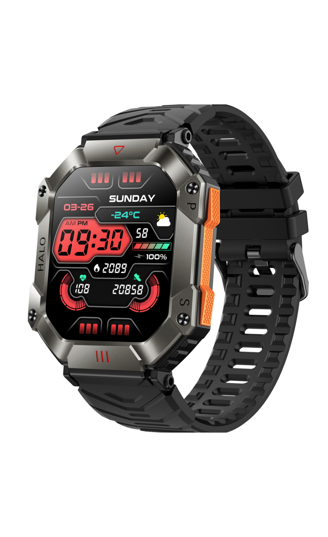 Смарт годинник  Smart Racer K+ Black з компасом