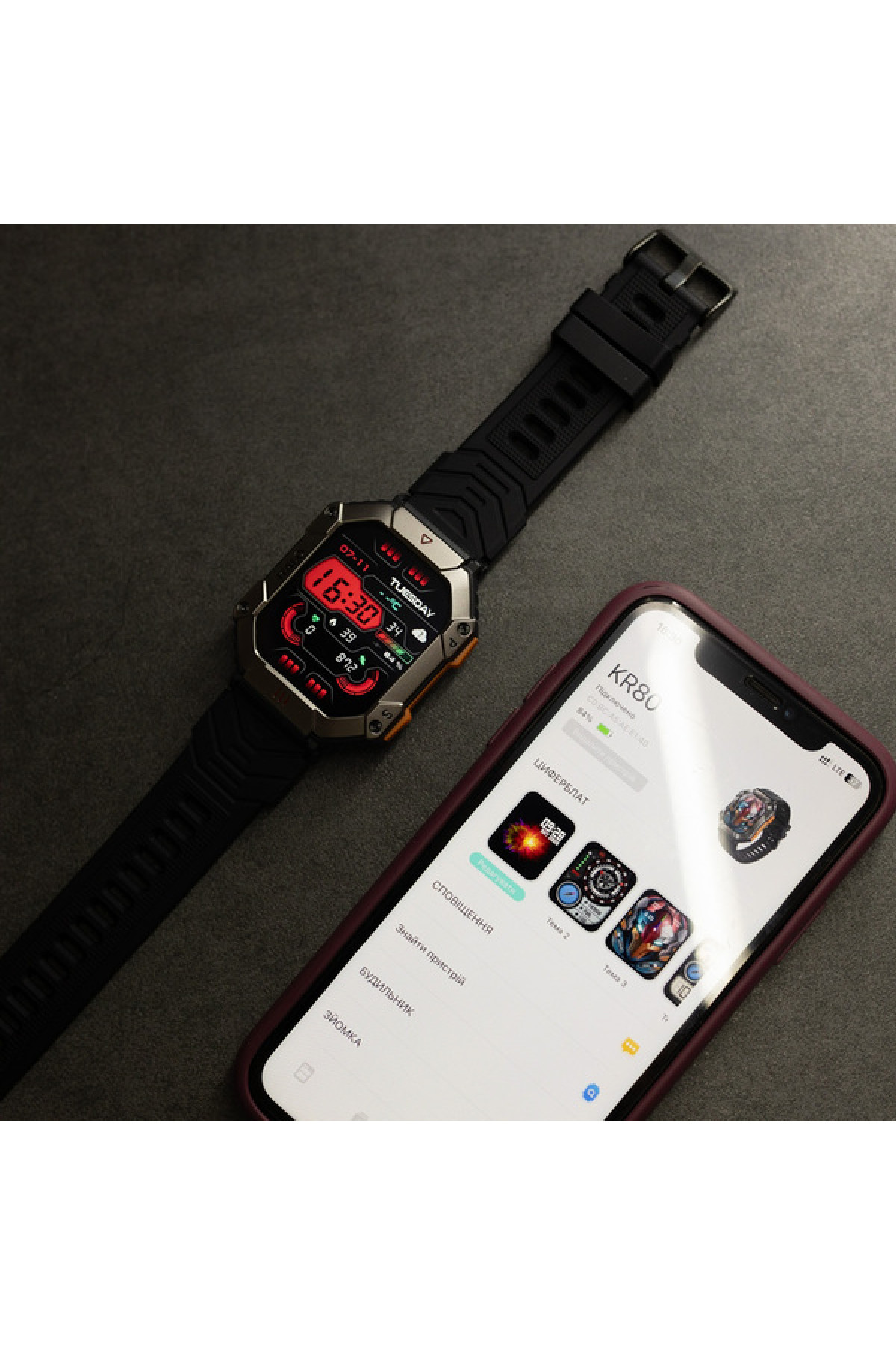Смарт годинник  Smart Racer K+ Black з компасом