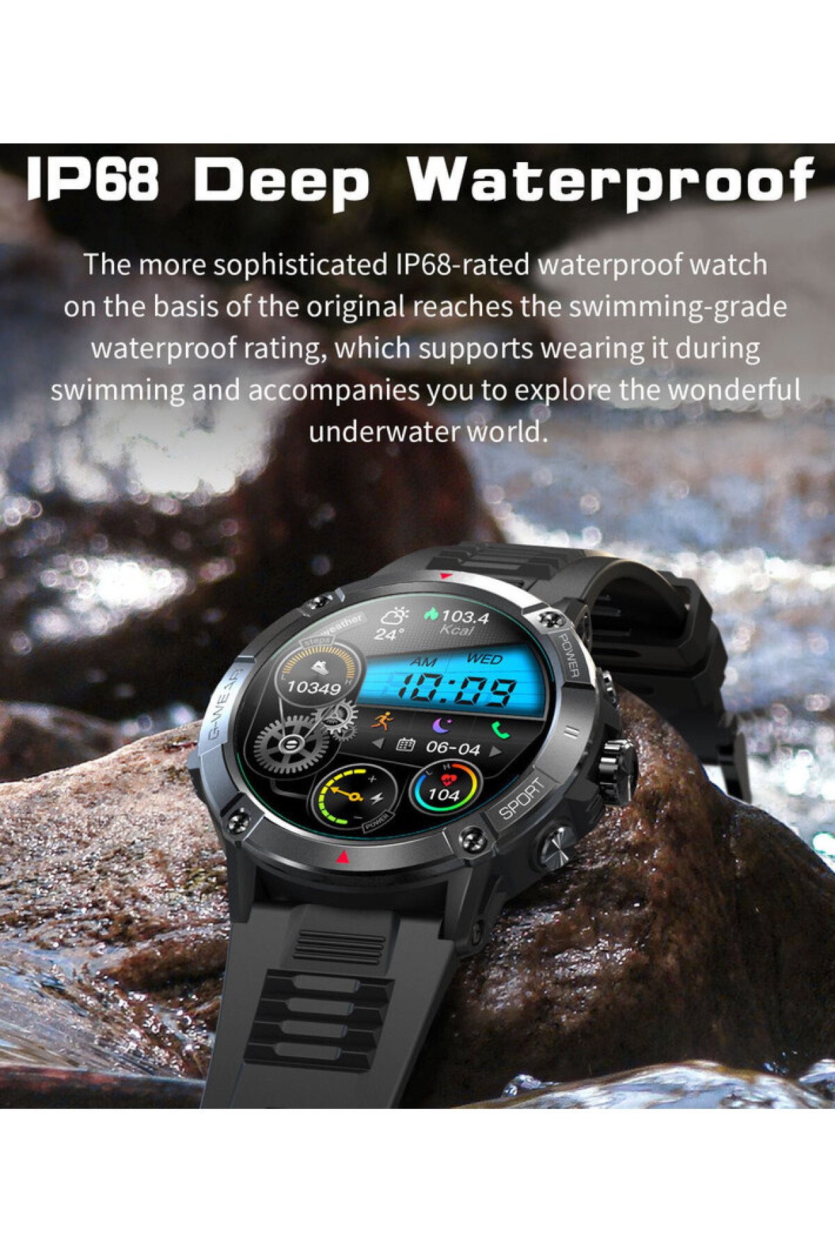 Смарт годинник  Smart River Max Blue