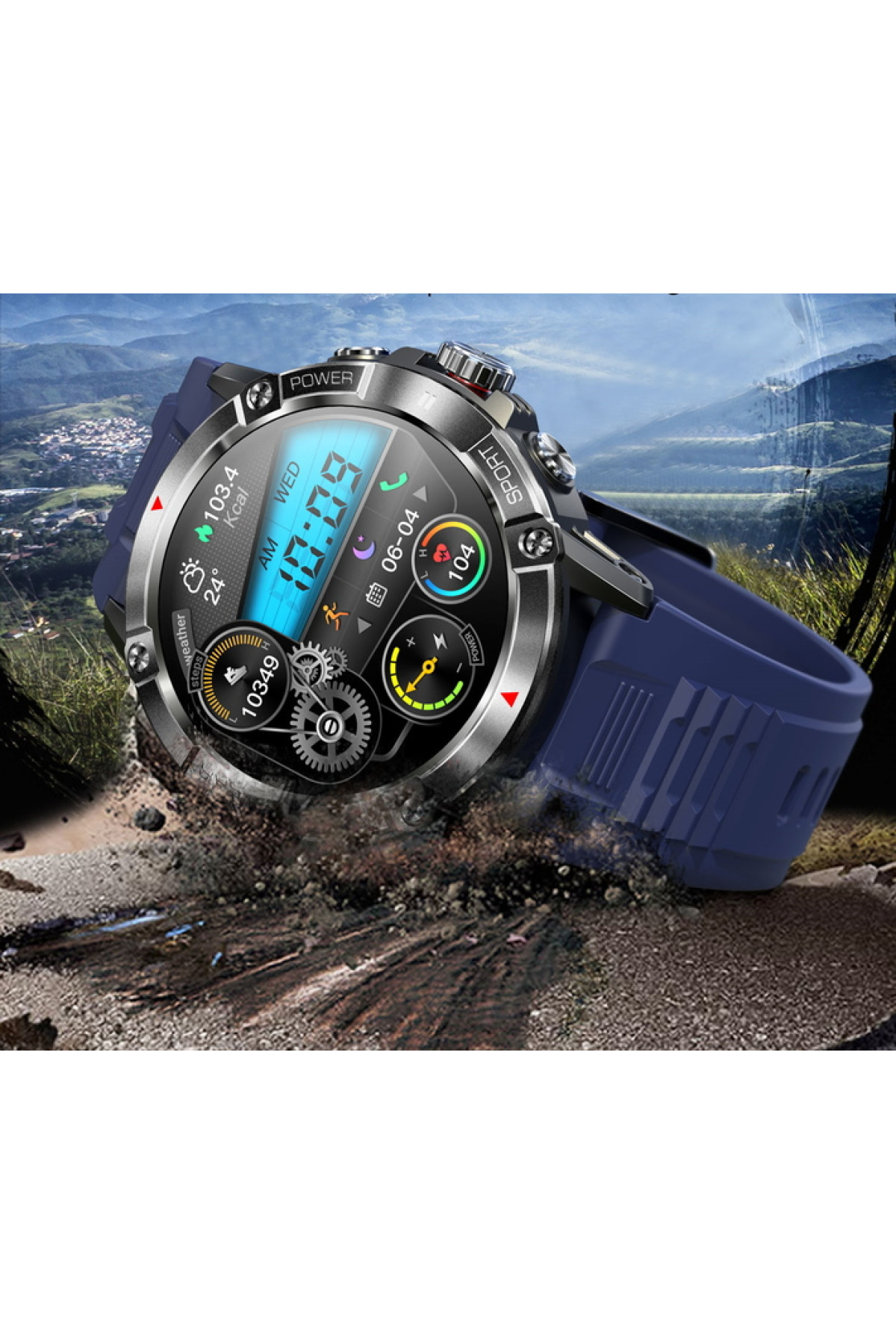 Смарт годинник  Smart River Max Blue