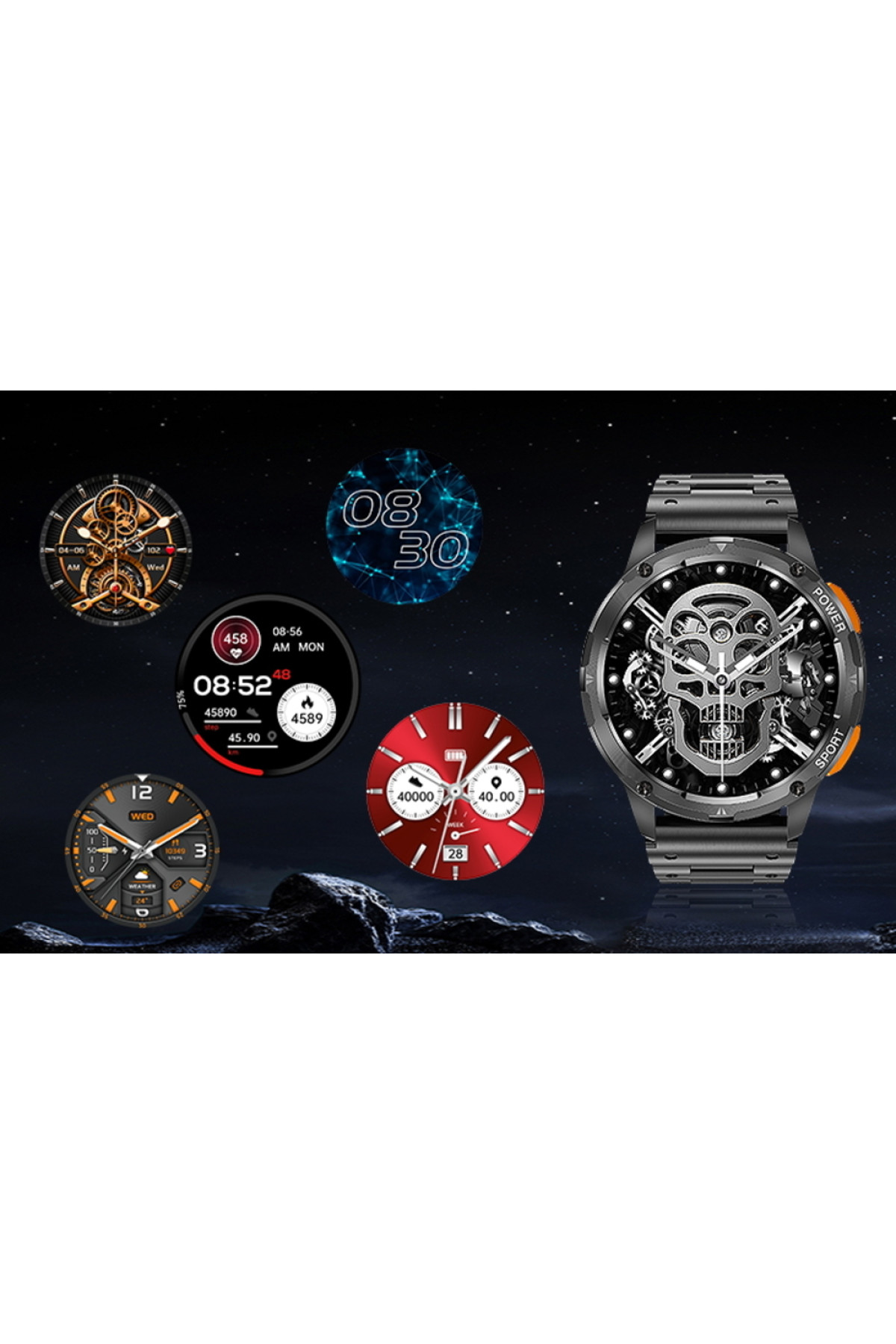 Смарт годинник  Smart Kopter Steel Black