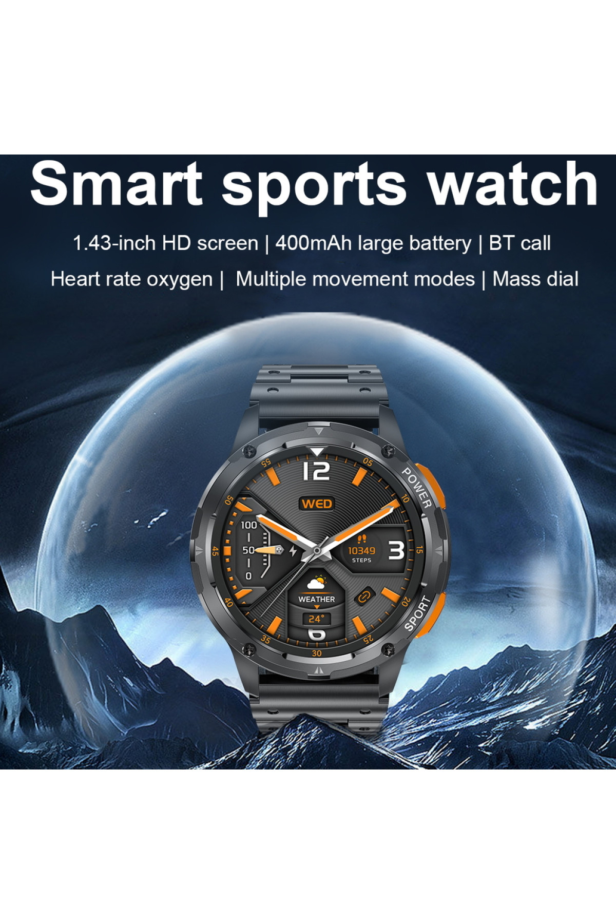 Смарт годинник  Smart Kopter Rubber Black