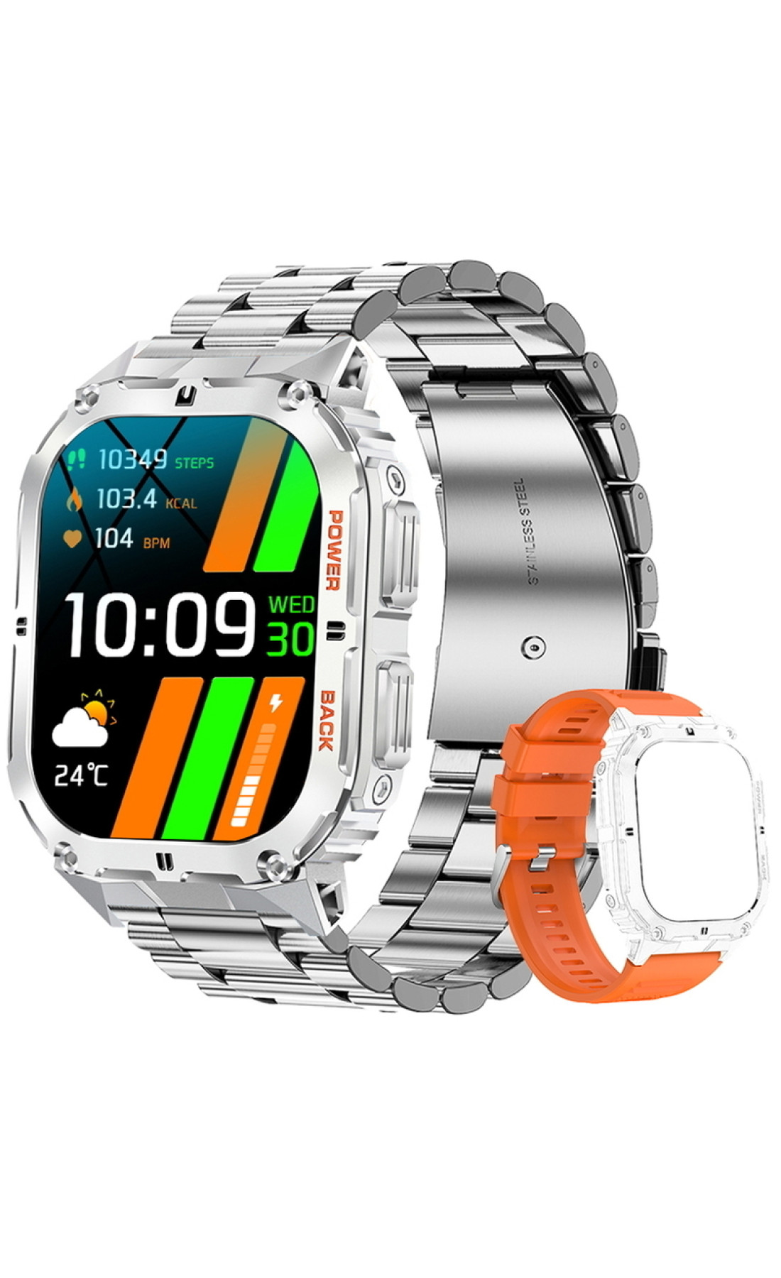 Смарт годинник  Smart Respect X Silver з компасом