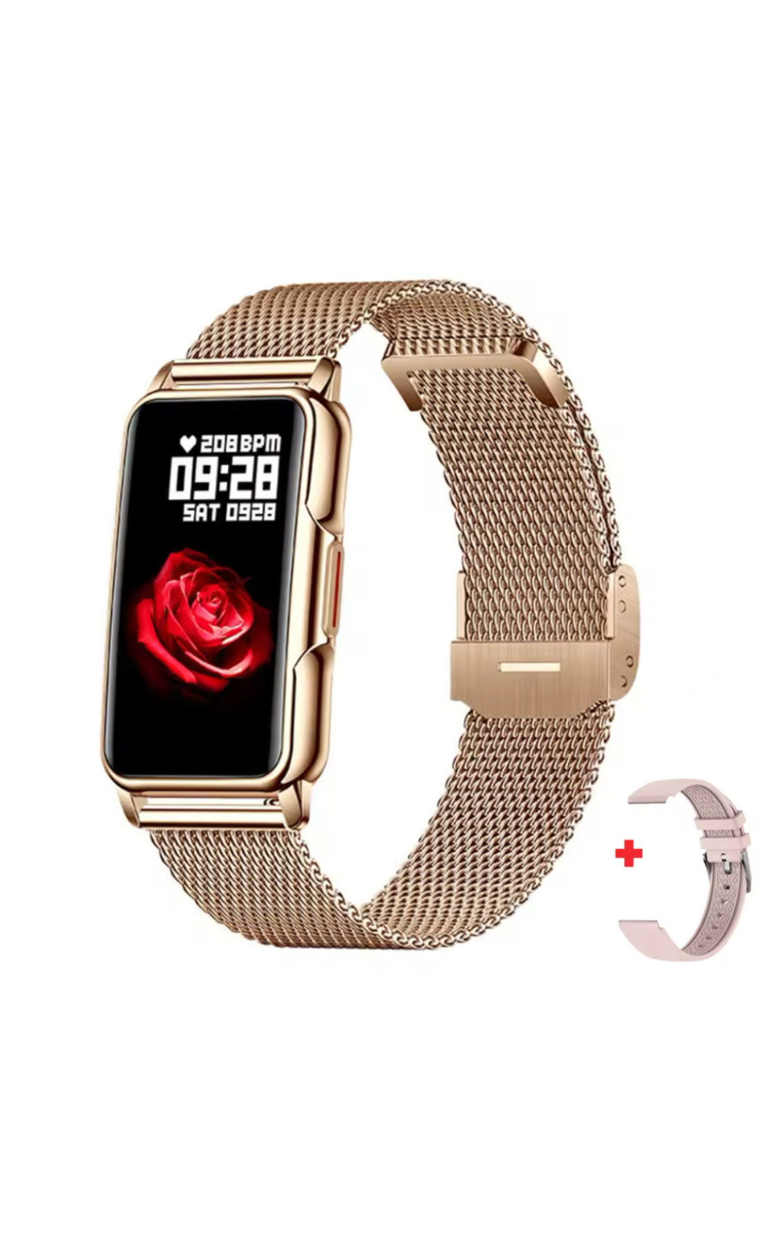 Смарт годинник  Smart Mioband Nano+ Gold, 2 ремінці