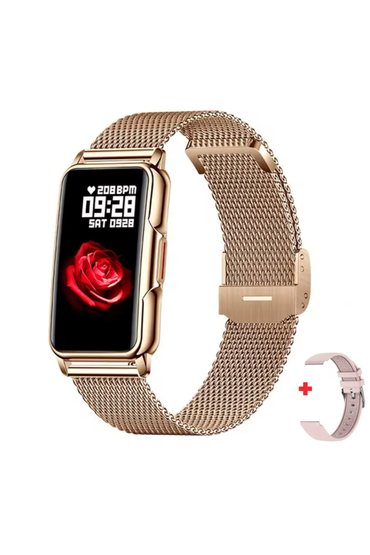 Смарт годинник  Smart Mioband Nano+ Gold, 2 ремінці