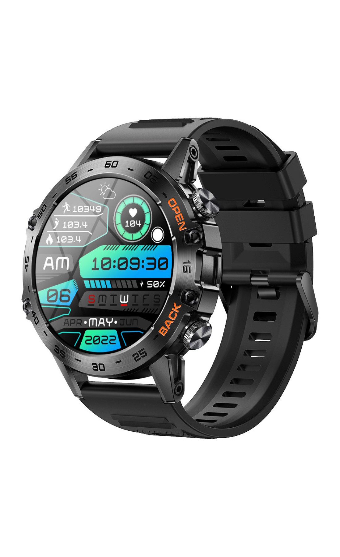 Смарт годинник  Smart Delta K52 Black Rubber, 2 ремінці