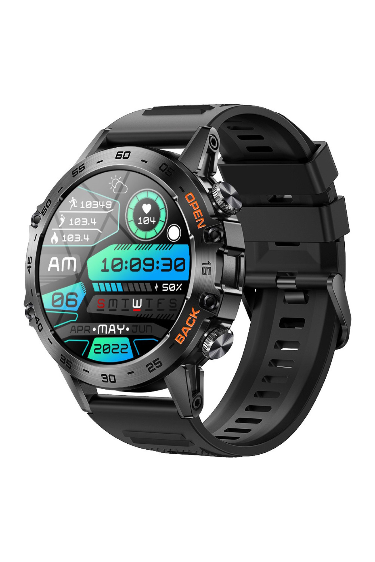 Смарт годинник  Smart Delta K52 Black Rubber, 2 ремінці