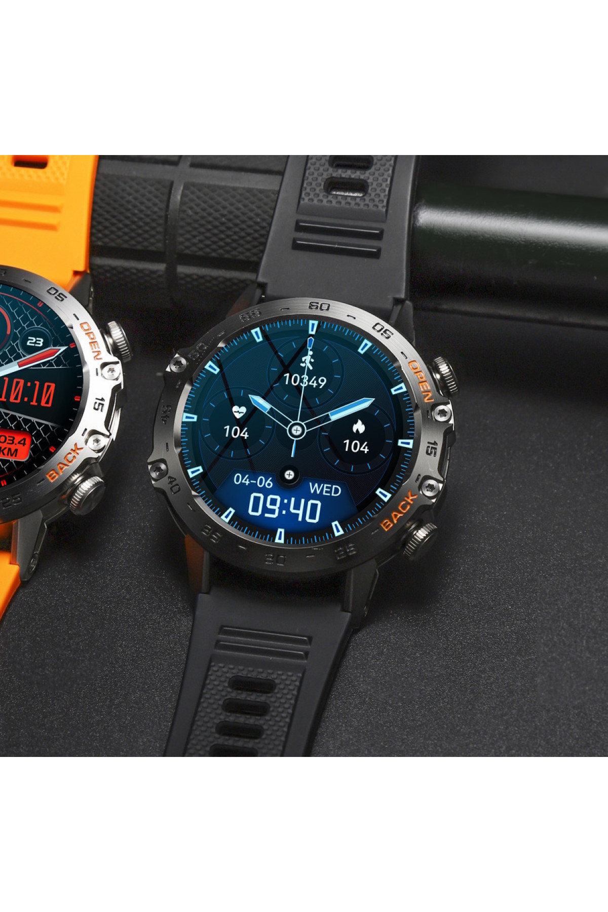 Смарт годинник  Smart Delta K52 Black Rubber, 2 ремінці