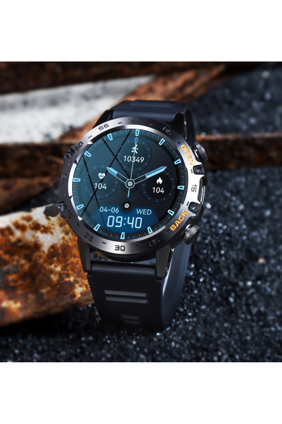 Смарт годинник  Smart Delta K52 Black Rubber, 2 ремінці