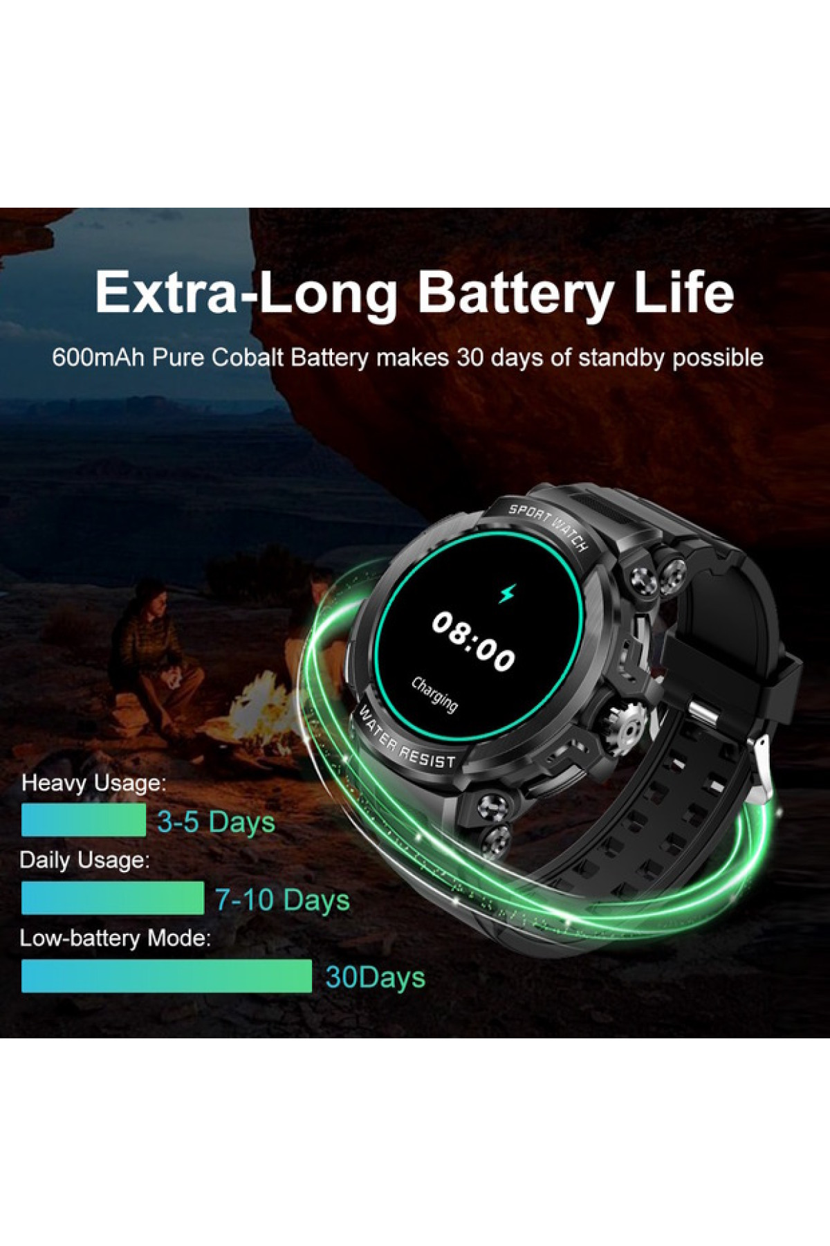 Смарт годинник  Smart Kador Black