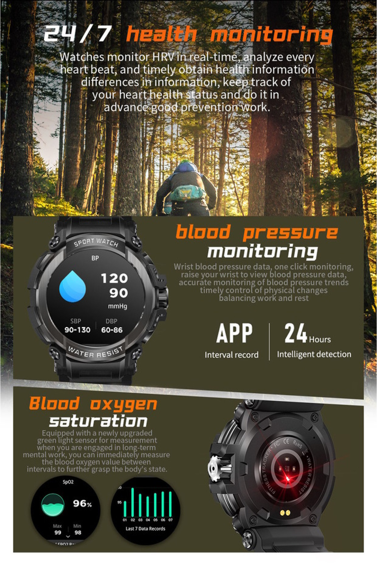 Смарт годинник  Smart Kador Black