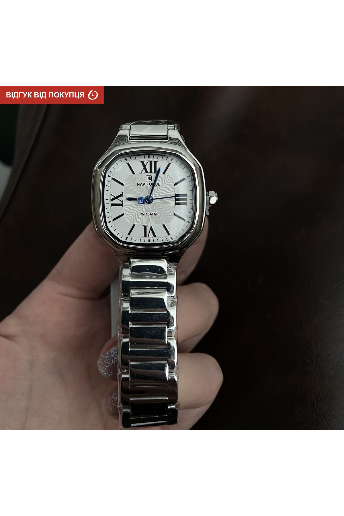 Жіночий годинник  Naviforce Carrera Silver