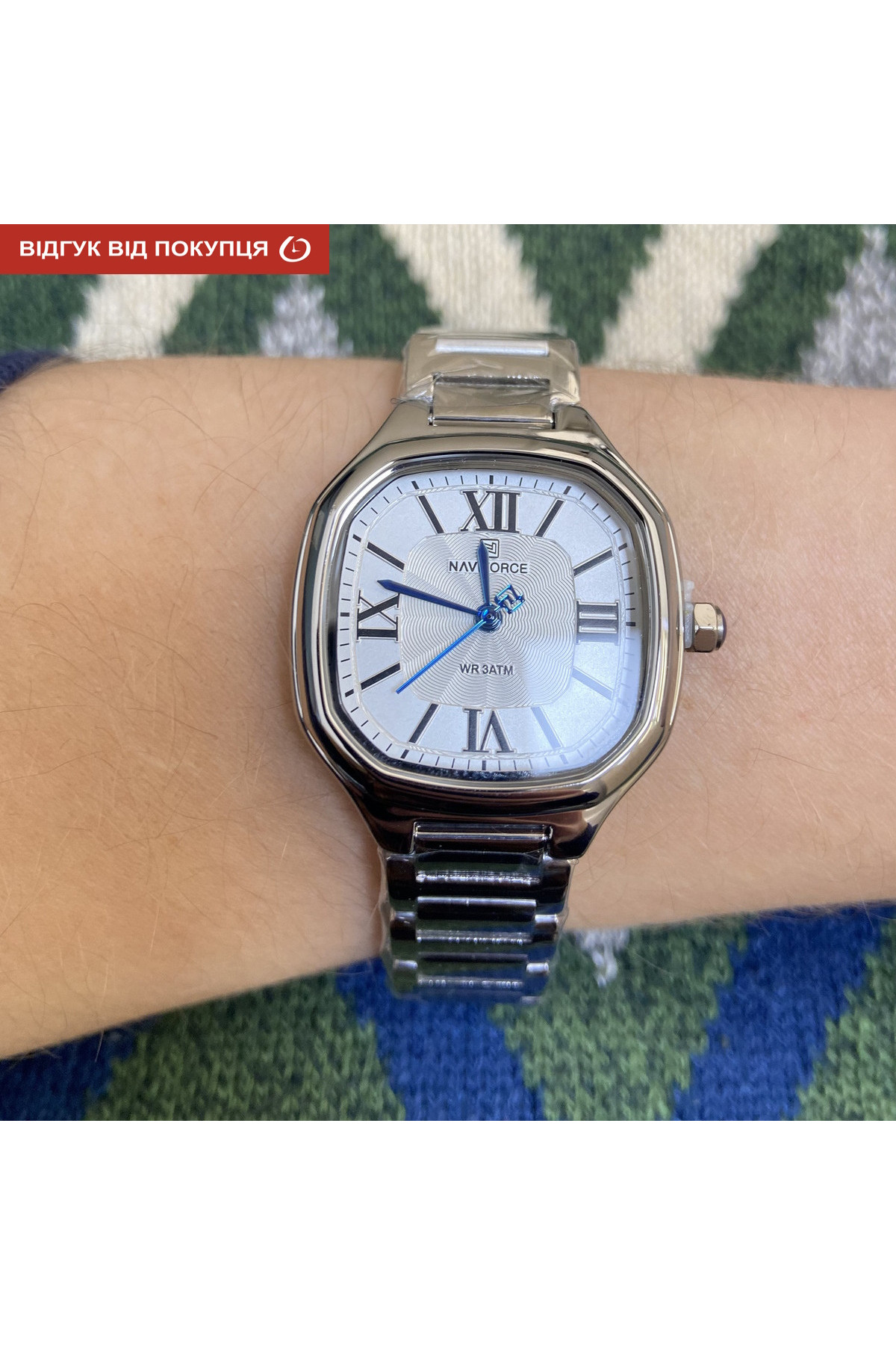 Жіночий годинник  Naviforce Carrera Silver