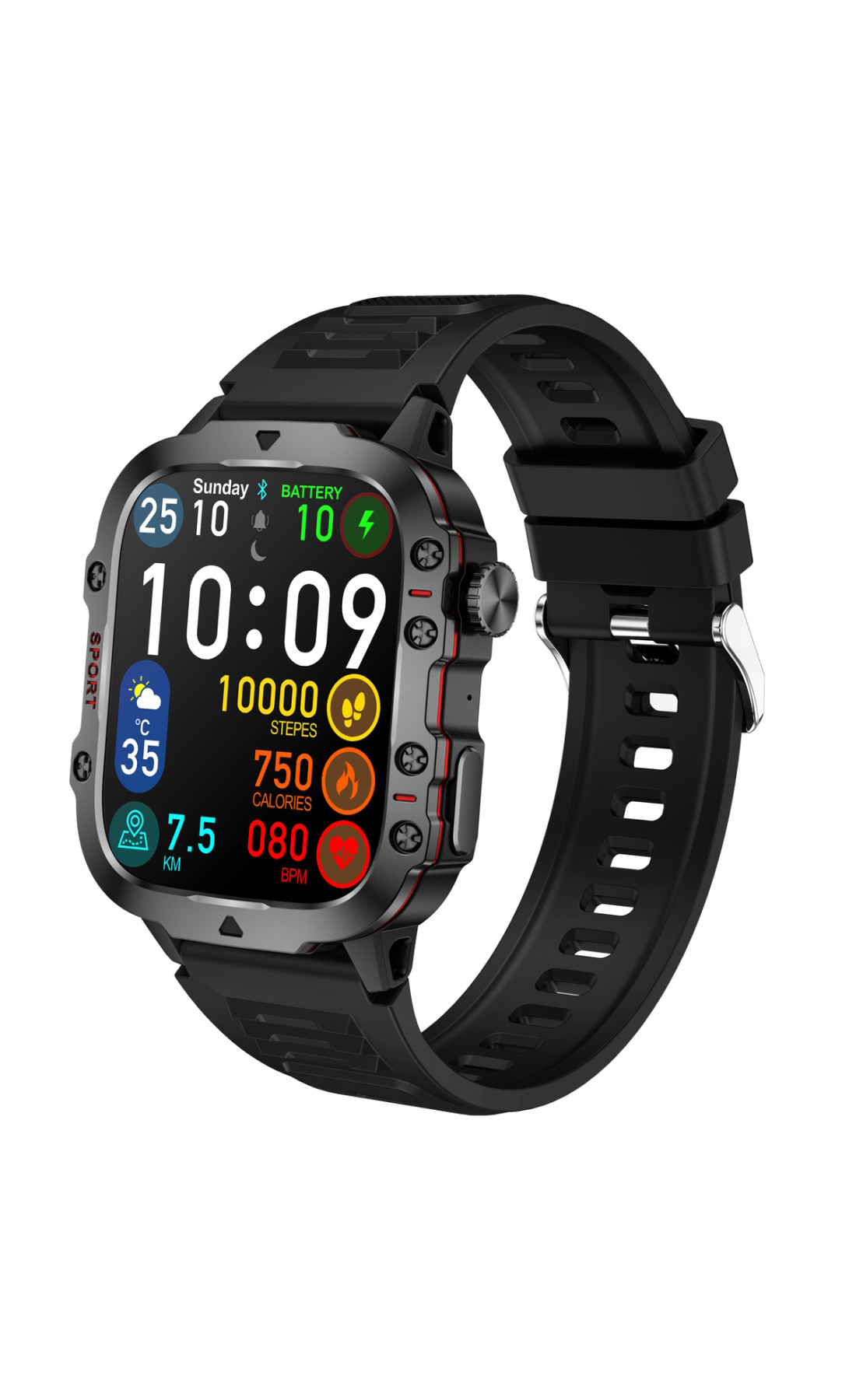 Смарт годинник  Smart Expert Nano Rubber, 2 ремінці