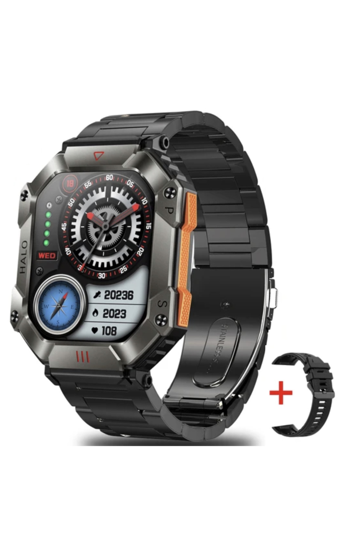 Смарт годинник  Smart Racer K+ Steel з компасом