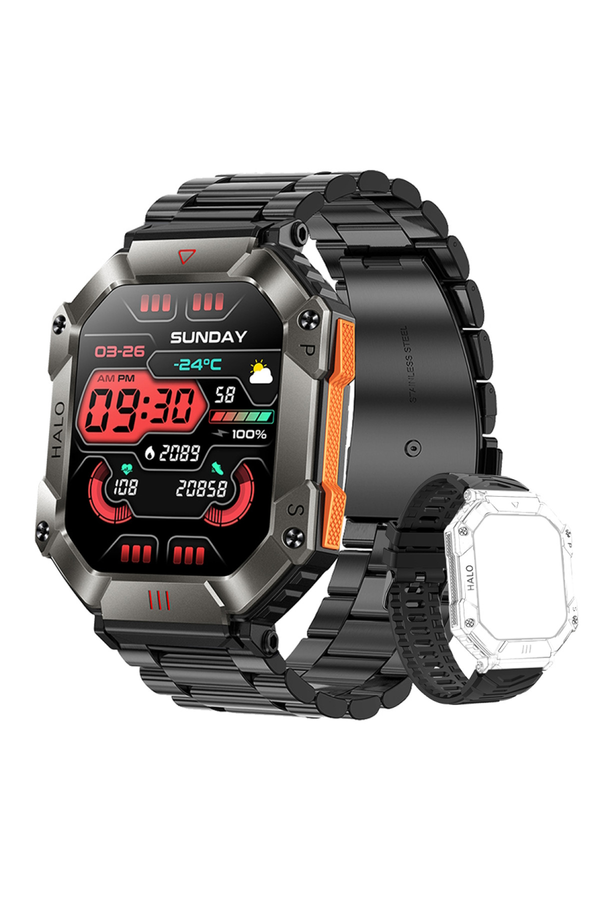 Смарт годинник  Smart Racer K+ Steel з компасом
