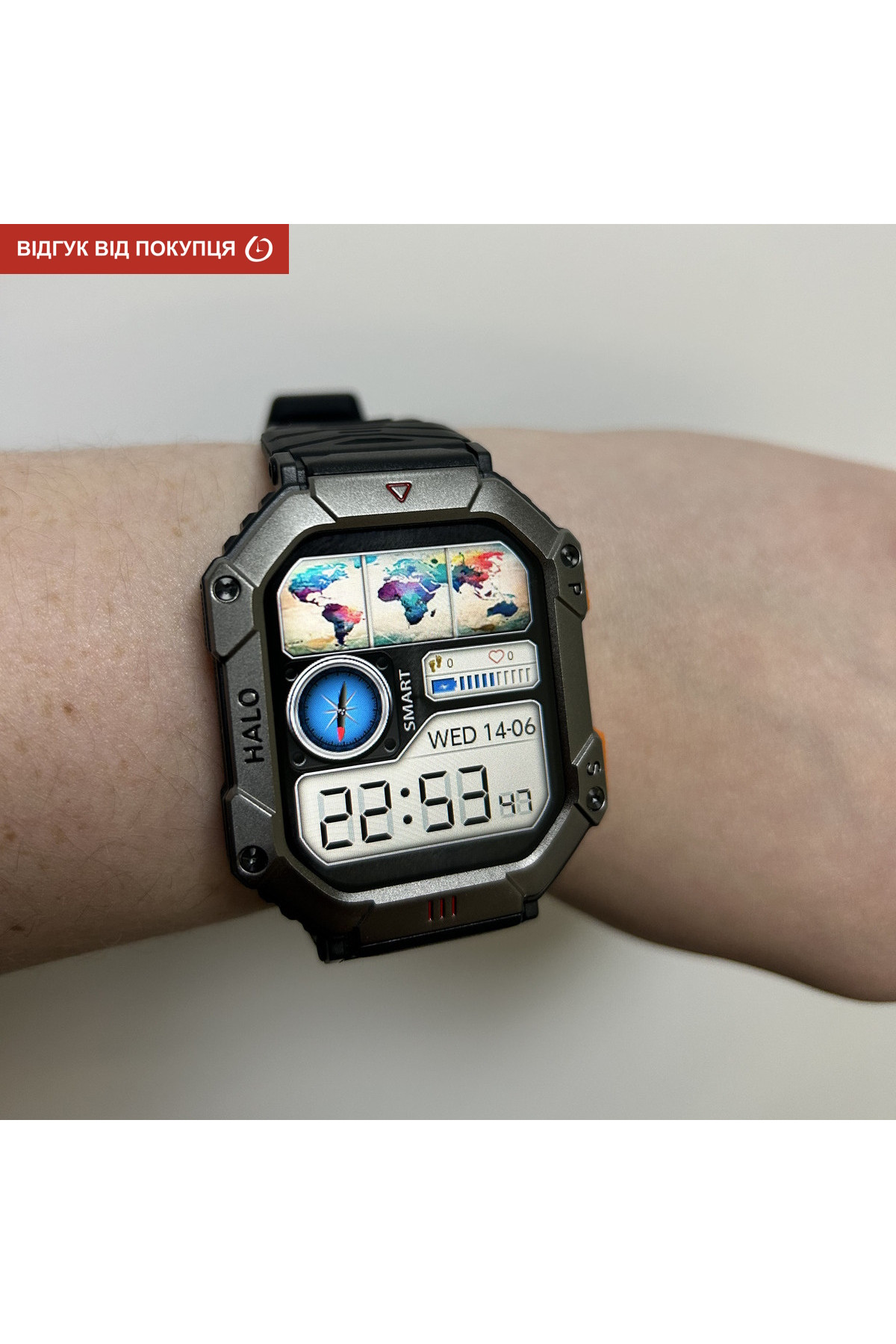 Смарт годинник  Smart Racer K+ Steel з компасом