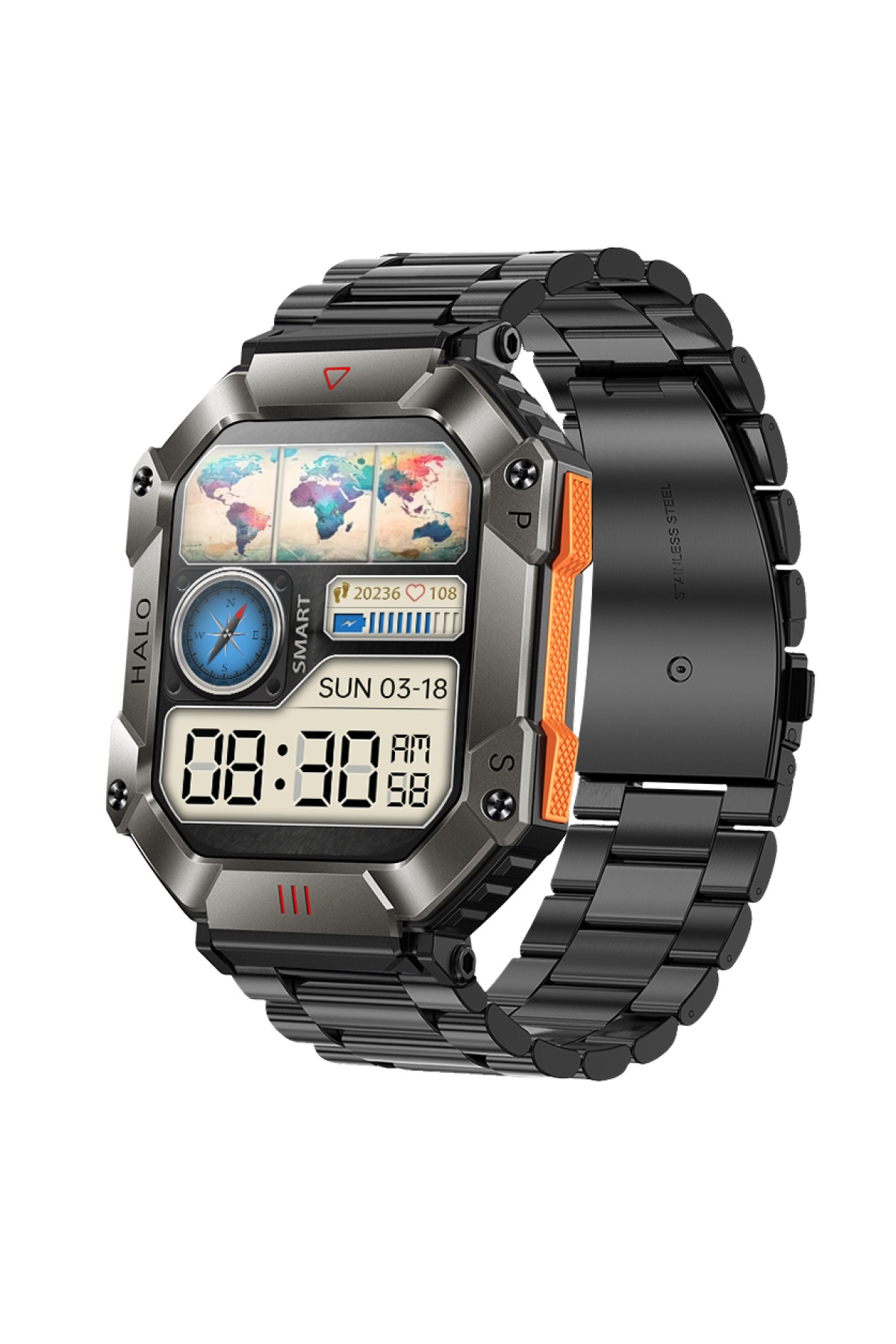 Смарт годинник  Smart Racer K+ Steel з компасом