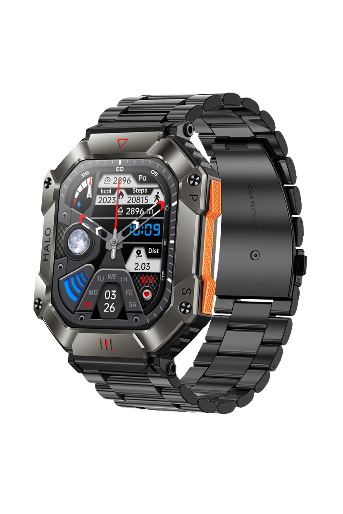 Смарт годинник  Smart Racer K+ Steel з компасом