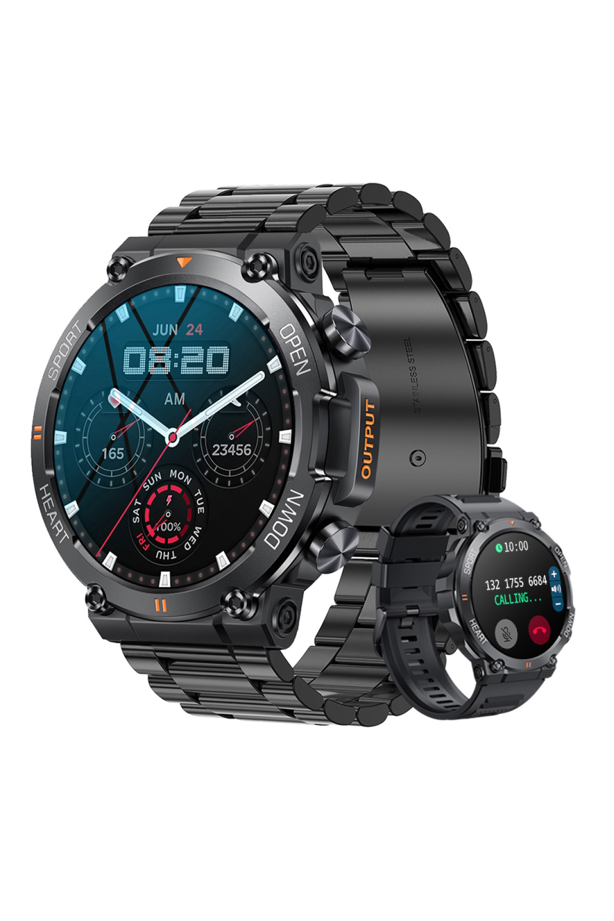 Смарт годинник  Smart Storm Steel, 2 ремінці