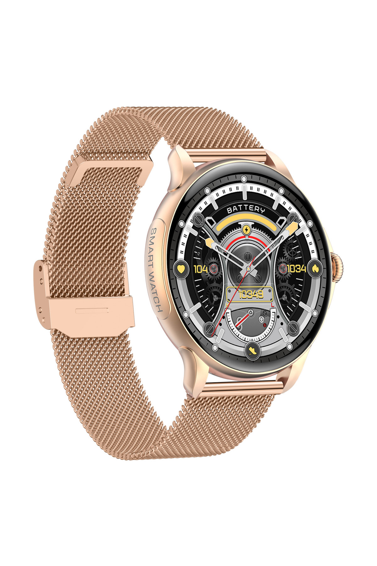 Смарт годинник  Smart Holiday Gold Steel, 2 ремінці