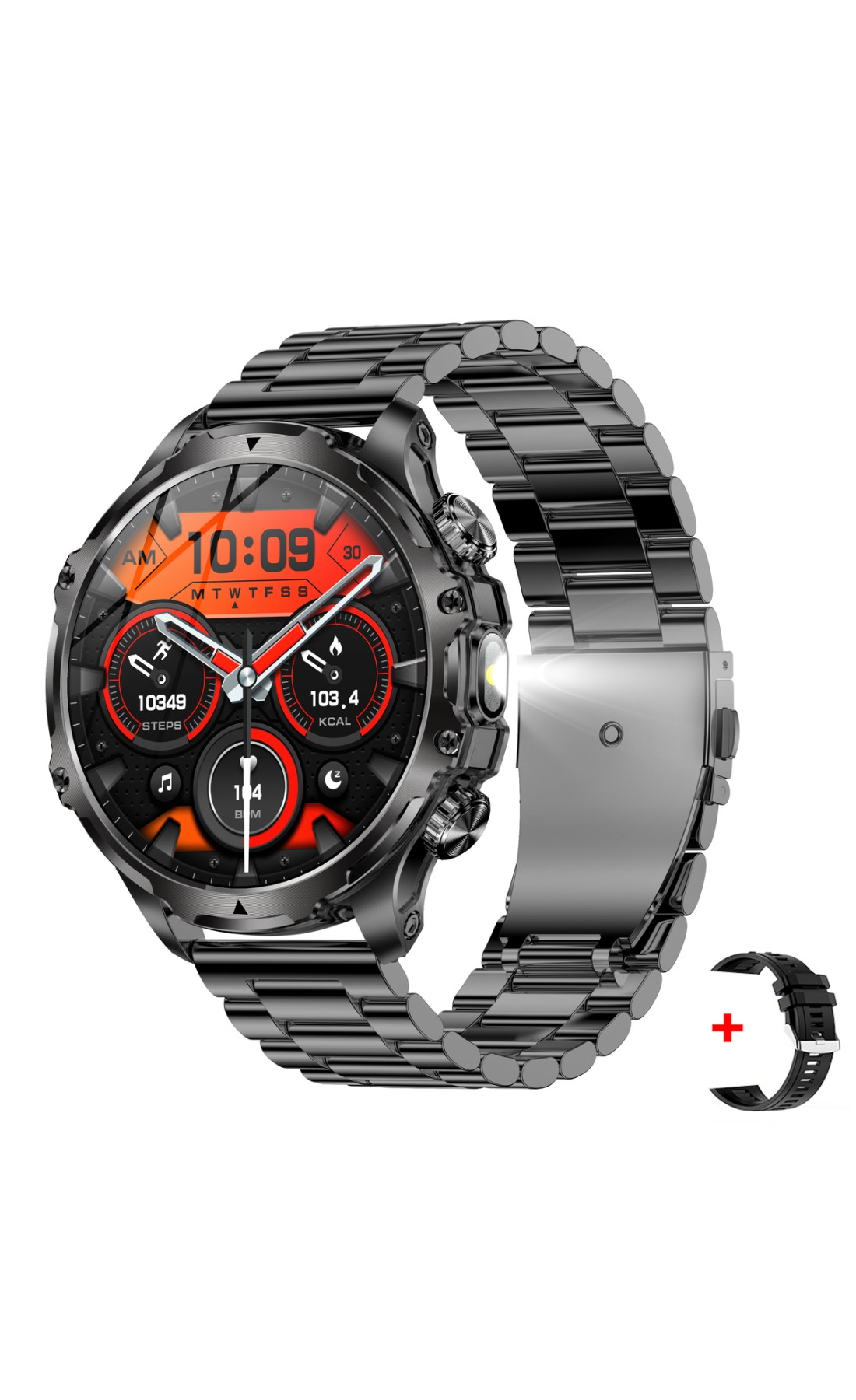 Смарт годинник  Smart Turbo Power Steel, 2 ремінці