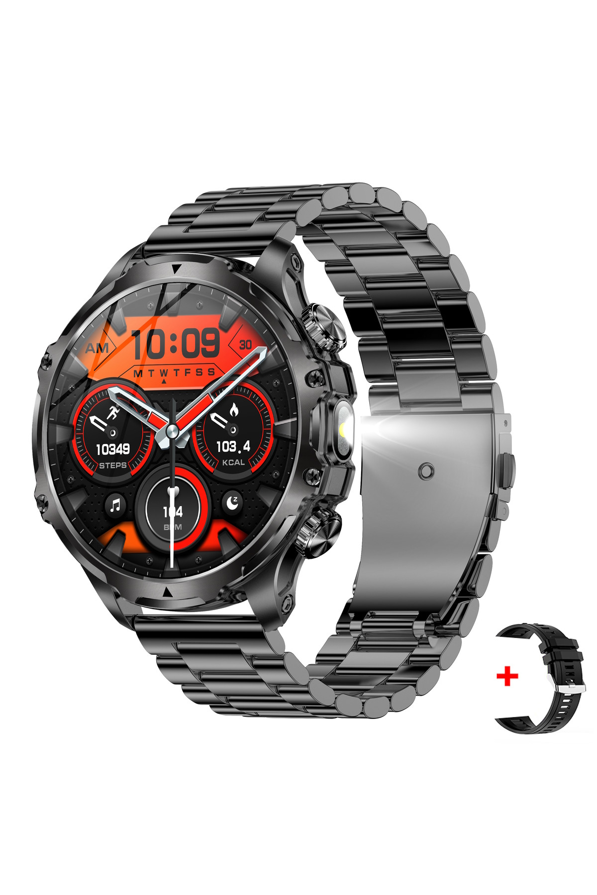 Смарт годинник  Smart Turbo Power Steel, 2 ремінці