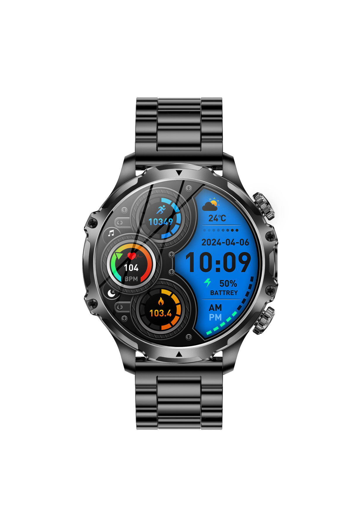 Смарт годинник  Smart Turbo Power Steel, 2 ремінці