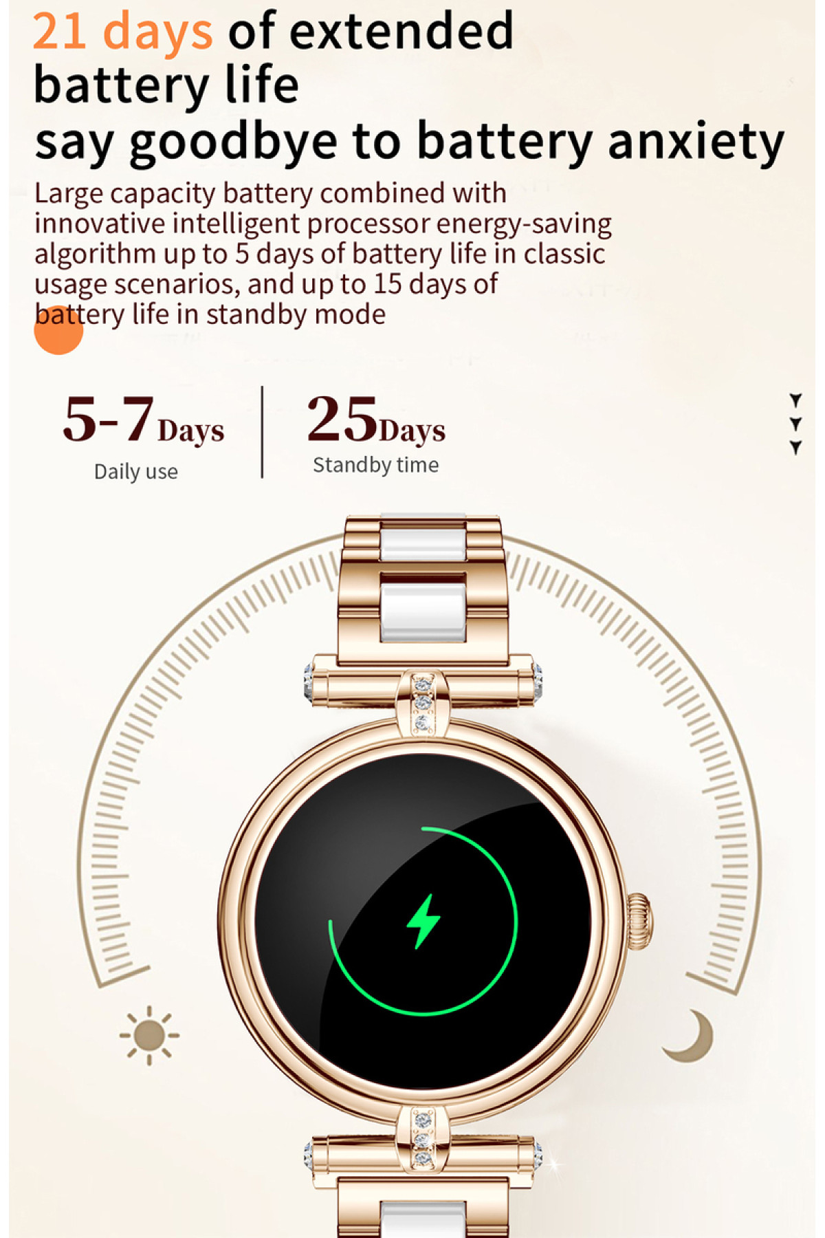 Смарт годинник  Smart Leila Rubber, 2 ремінці