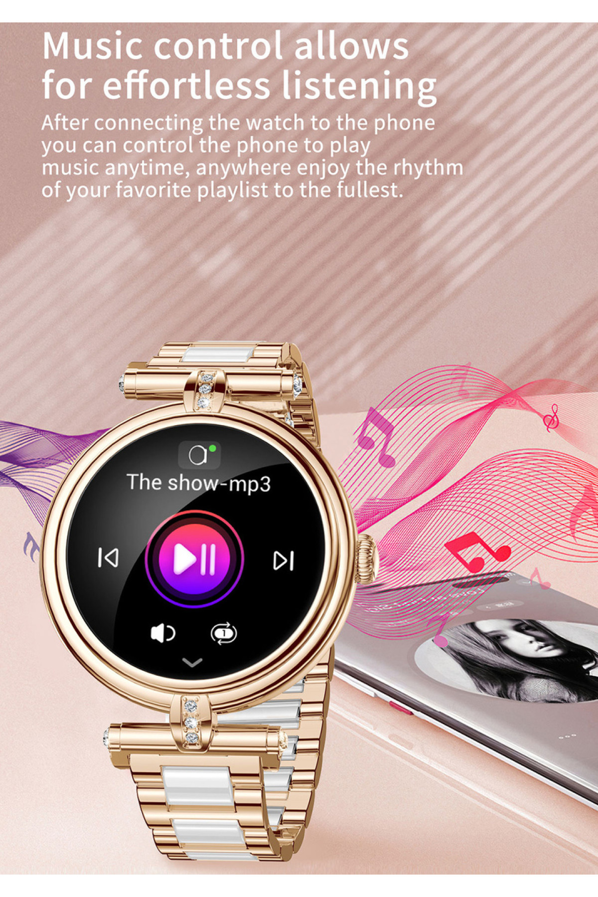 Смарт годинник  Smart Leila Rubber, 2 ремінці