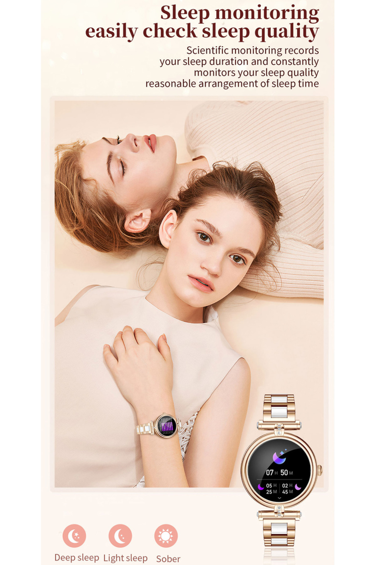 Смарт годинник  Smart Leila Rubber, 2 ремінці