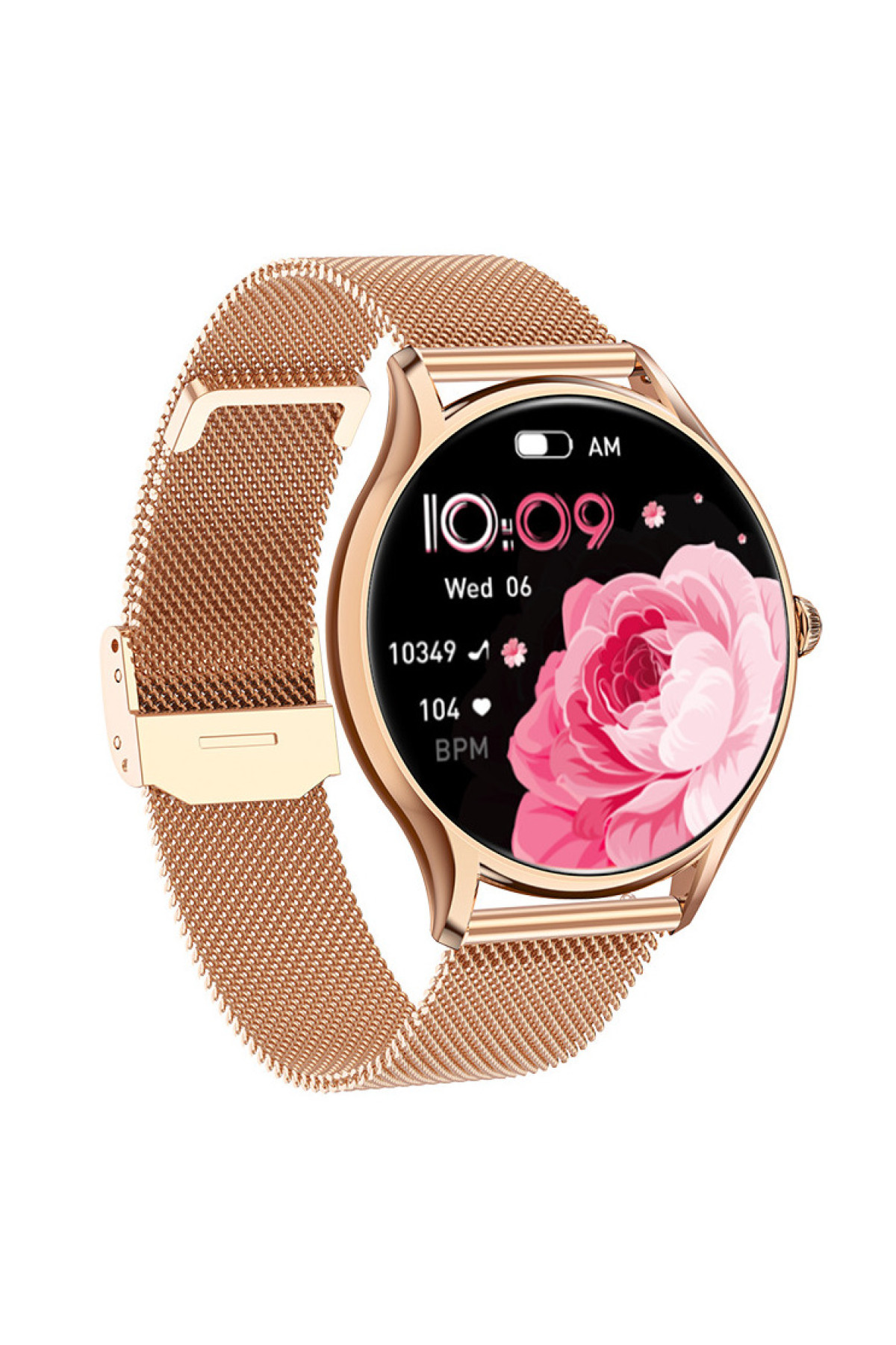 Смарт годинник  Smart Milano Gold Steel, 2 ремінці