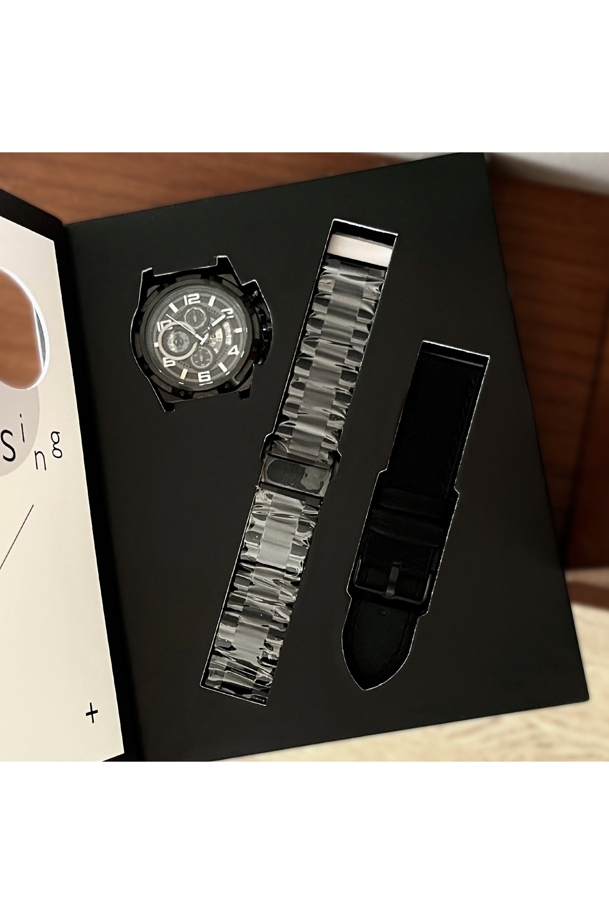 Чоловічий годинник  T5 Montre Book, подарунковий набір