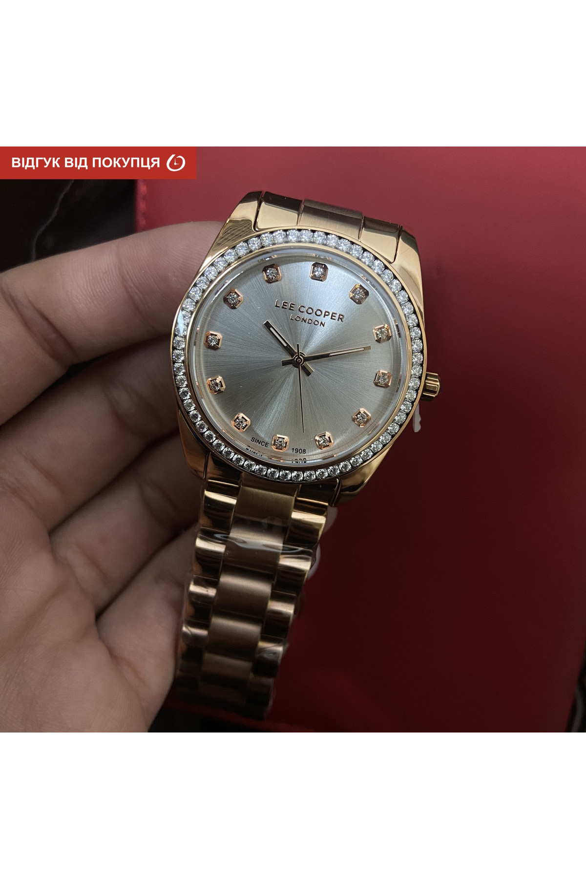 Жіночий годинник  Lee Cooper Santorini Gold