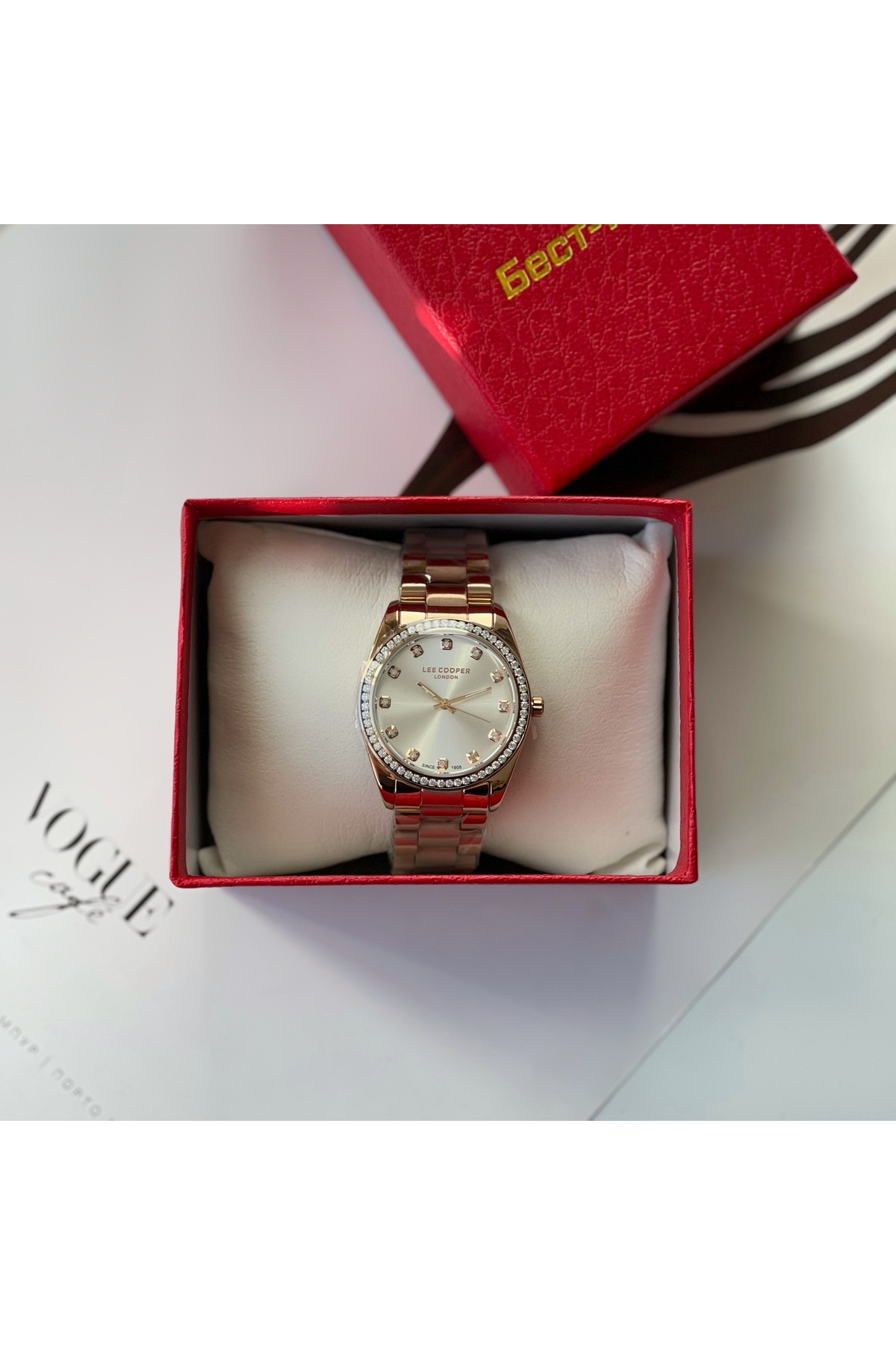 Жіночий годинник  Lee Cooper Santorini Gold