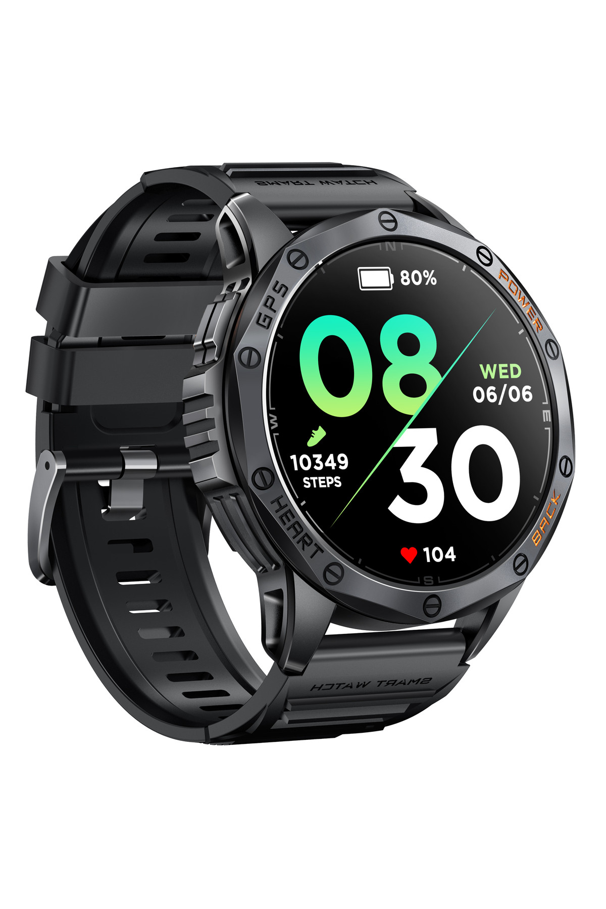 Смарт годинник  Smart GPS Max Black, 2 ремінці