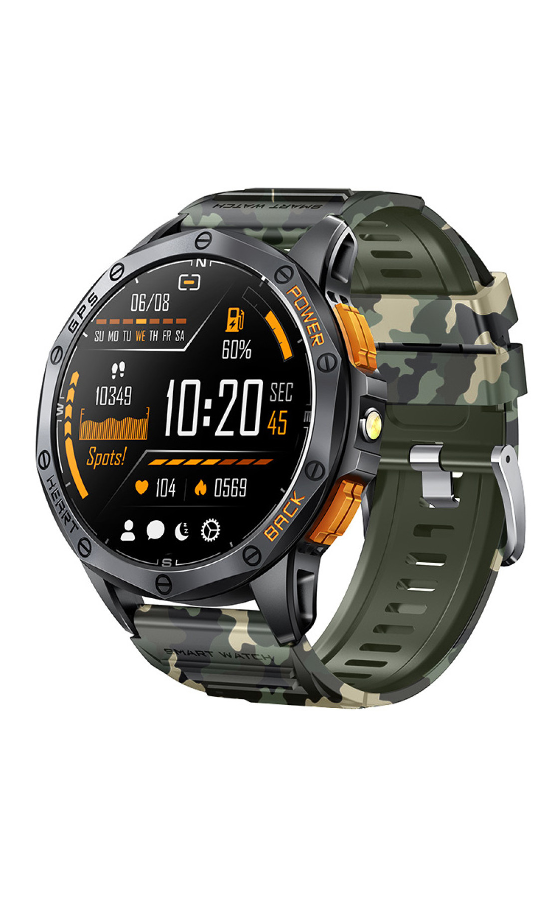 Смарт годинник  Smart GPS Max ArmyGreen, 2 ремінці